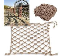 Heavy Du Filet de corde d'escalade pour enfants - Filet de jeu en plein air pour jardin, aire de jeux, bar, parfait pour toile de fond photo et escalade E (6 x 9 m)