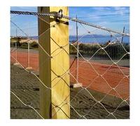 Heavy Du Grillage en acier inoxydable 4 x 3 m pour jardin, maison, école, zoos, clôtures et zones pittoresques Résistant aux intempéries