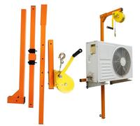 Heavy-Du Outil de levage pour unités AC extérieures - Palan de treuil manuel pour une installation et un retrait faciles - Solution de soutien conviviale pour les professeurs