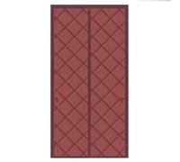 Heavy Du Porte magnétique ainsOx Couverture thermique en coton isolant et insonorisant pour pièces de chauffage et climatisation résistantes aux intempéries