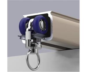 Heavy-Du Rail de fixation au plafond - Rat droit extra long pour cloisons de séparation dans les maisons et les entreprises et solution polyvalente pour n'importe quel espace