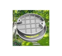 Heavy Du Round Couvre-regard 30 x 30 cm et design invisible non déformable Idéal pour divers scénarios Parfait pour une utilisation en extérieur et en intérieur