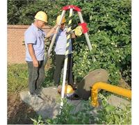 Heavy-Du Stativ - Capacité de charge de 544 kg - Mécanisme rétractable en aluminium - Système de soutien pour les espaces confinés - Équinte de sécurité pour protection contre les chutes