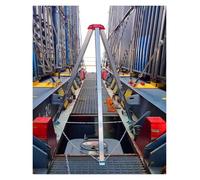 Heavy-Du Stativ Pied de feu en aluminium avec treuil manuel et dispositif de chute Système Emerncy pour espaces confinés Pompier Equint