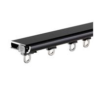 Heavy Du Système de rail de plafond à double rangée Blanc 2,9 m / 9.5ft Parfait pour la maison et le bureau Facile à installer Polyvalent pour les espaces ouverts