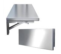 Heavy Du Table pliante murale en acier inoxydable 304 pour cuisine, buanderie et petit espace (70 x 40 cm)