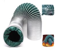 Heavy-Du Tuyau d'aération flexible 75-400 mm | Tuyau d'aération pour sèche-linge | Conduit ignifuge pour ventilation et évacuation | 6 m de long, 320 mm / 12.5in de diamètre