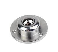 Heavy Duty 19 25 38 Precision Universal Ball Bearing Casters Wheel Round 3 Holes Transmission Systefurniture Wheel 1pcs Casters(Ia-25)