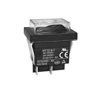 Heavy Duty 4 Pin Push Button Switches with Waterproof Covers Multifunction 4 Pin Push Button Switches Simple Installation Electrical Component