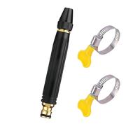 heavy duty adjustable twist hose nozzle jet sweeper nozzle with 3 Spray Modes, Garden Hose Pressure Booster for Car Wash, Pet Bathing And Plant watering (1Pcs)