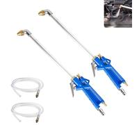 Heavy-Duty Air Blow Gun, Air Wand Pneumatic Engine Cleaning Gun, Compressor Attachments, Comfortable Ergonomically Designed Handle for Cleaning Machinery, Engines, Workbenches(Blue,2pcs)
