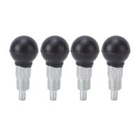 Heavy Duty Ball Nose Spring Plungers 4 Pack Durable Metalworking Fitness Equipment Weight Pull Pins 25mm Ball Head for Gym Hardware and Furniture Fasteners Plastic Iron Material