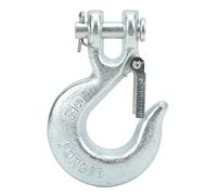 Heavy Duty Clevis Slip Hook with Secure Latch | 4700lbs Capacity G70 Carbon Steel Towing Hook | Dependable Chain Hook for Trailer Winch/Truck/Off - Road