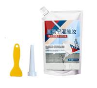 Heavy-Duty Concrete Crack Repair Adhesive, Concretes Adhesive Outdoor Waterproof, Caulking Glue for Concrete, for Home Repairs, Construction Projects and Renovations (White)