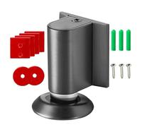 Heavy Duty Door Stopper Floor | No-Drill Heavy Duty Height Adjustable Rust-Proof Wall Protection For Garage Hotel Apartment Rental Balcony Home Workshop