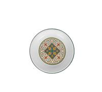 Heavy-duty Enameled Serving Dishes Household Dinner Plates, Soup Bowls, Deep, Side Domestic Meal(26cm-C)