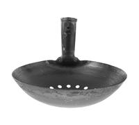 Heavy Duty Garden Scooper for Muck - Garden Muck Scoop | Iron Dung Cleaning Ladle Shovel | Mucks Sifting Scoop | for Sludge Mud Debris Removal Farm Lawn Well Path Gutter Outdoor