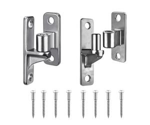 Heavy Duty Gate Hinges - Professional Farm Parts, Robust Shed Door Hardware with Mounting Bolts, Galvanized Iron Steel, Secure Perimeter Reinforcement, Ranch Driveway Livestock Pen Garden