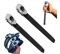 Heavy-Duty Grip Lock Strap, Ultimate Grip Lock Strap, Adjustable Heavy-Duty Metal Ratchet Buckle, Connectable Ratchet Straps with Metal Buckle & Nylon Webbing (2,50cm)