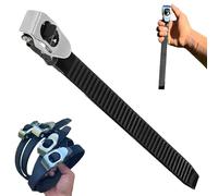 Heavy-Duty Grip Lock Strap, Ultimate Grip Lock Strap, Adjustable Heavy-Duty Metal Ratchet Buckle, Connectable Ratchet Straps with Metal Buckle & Nylon Webbing (1,50cm)
