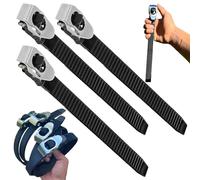 Heavy-Duty Grip Lock Strap, Ultimate Grip Lock Strap, Adjustable Heavy-Duty Metal Ratchet Buckle, Connectable Ratchet Straps with Metal Buckle & Nylon Webbing (3,32cm)