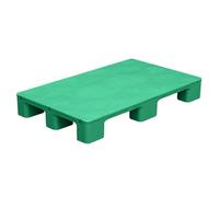 Heavy Duty HDPE Plastic Pallet, Non-Slip, Forklift Entry, Stackable, Weather Resistant for Warehouse Storage & Logistics Transport(Green,100x60x13cm/39x23x5.1in)