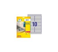 Heavy Duty Laser Labels - Polyester - argent - 50.8 x 96 mm 200 unités (20 feuille(s) x 10) étiquettes