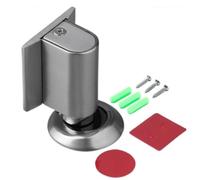 Heavy Duty Magnetic Door Wedge Stopper for Bottom of Door - No Drill Invisible Door Catch Holder, Adjustable Rust-Proof Design to Keep Doors Open for Floor or Wall Mount