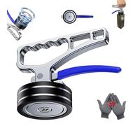 Heavy-Duty Magnetic Pickup Tool,Magnetic Lifting with Quick Release,Heavy Metal Sheet Liftings Tool,Lifting Magnet with Handle,Portable Heavy-Duty Magnetics for Metal Object (60KG)