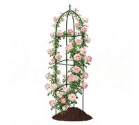 Heavy Duty Metal Frame, Adjustable Height Vertical Garden Trellis, 70.8 inches Support Stand with Modular Build, Rustproof Iron Climbing Holder, Outdoor Rack with Design Trellis for Vegetable Flower
