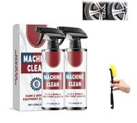 Heavy-Duty Outdoor All Purpose Cleaner,machine clean farm and offroad equipment cleaner,Car Tire Foam Cleaner,Polish & Refurbishment,Generic Car Tire Rubber,120ml (2pcs)
