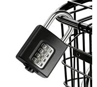 Heavy Duty Padlock Security, Waterproof Outdoor Lock Body, Portable Anti Rust Locking System, Hardened Steel Shackle Design, Weather Resistant Protection, Gate Storage Use