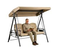 Heavy Duty Patio Swing Canopy Replacement - Blocks 99% UV Rays Windproof | Rip Proof Outdoor Swing Top Cover | 75 Inch 210D Oxford Cloth For Garden, Yard, Balcony, Lawn, Pathway
