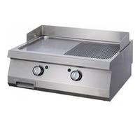 Heavy Duty Plaque de Gril Demi Rainuré Chromé Double Prof. 70 cm Maxima 1