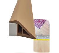 Heavy Duty PVC Transition Moldings for Floor Edge, Tile to Carpet Reducer, Door Way Threshold, Easy Peel and Stick Installation(Yellow,1.2-1.5cm 36.1ft)