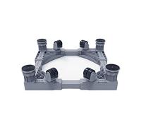 Heavy Duty RéFrigéRateur Chariot Socle pour RéFrigéRateur à Double Porte Support de Base pour Machine à Laver RéGlable 12-13cm AntidéRapant Chariot SèChe Linge Stent Charge 500 Kg