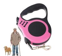 Heavy Duty Retractable Dog Leash, Ergonomic Pet Traction Rope, Outdoor Training Tool, Sturdy Nylon, Handed, Medium, Large, Ideal for Hiking, Walking, Running