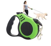 Heavy Duty Retractable Dog Leash, Ergonomic Pet Traction Rope, Outdoor Training Tool, Sturdy Nylon, Handed, Medium, Large, Ideal for Hiking, Walking, Running