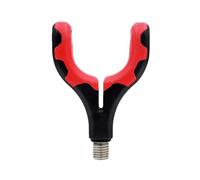 Heavy Duty Rod Holder Stand, V Head Fishing Rod Rest Gripper System, Non Slip Pole Support Butt Grip Mount, Stable Angling Pole Pod Base Holder, Sturdy Fishing Stick Positioning Accessory Kit