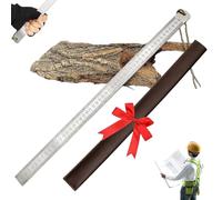 Heavy Duty Ruler(Unit of Measurement: Inch & Cm),20" 50cm Stainless Steel Meter Stick,Dual Scale, Perfect Straight Edge for Architects,Draftsman,Engineers with In/Metric Table (A,5mm thickness)