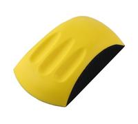 Heavy Duty Sanding Block, Manual Wood Sander, 5 Inch Polishing Disc with Firm Grip, Handheld Block with Solid Build, Furniture Restoration Tool with Classic Style, Arts Craft Aid for Home Workshop