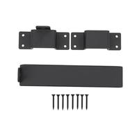 Heavy Duty Slide Gate Latch | Carbon Steel Rustproof Lock with Padlock Hole | Secure Fence Latch for Barn Doors/Sheds/Courtyards | 7mm Lock Hole, 19cm Length