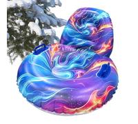 Heavy Duty Snow Tube Cold-Resistant - Ergonomic Sleds for Kids Adults | | Thickened PVC Inflatable Winter Sledding Ring Disc Handle Seat Toy For Outdoor Downhill Snowboarding Ice Fun Family