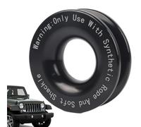 Heavy Duty Soft Shackle Recovery Kit de récupération - Anneau de verrouillage - Accessoire de treuil hors route - Équipement de remorquage solide - Anneau de remorquage - Disque de blocage pour la