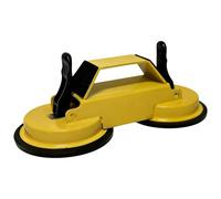 Heavy Duty Suction, Triple Cup Floor Lifter, 12.8x9.2 Inches Plate with Locking Lever, Sturdy Aluminum Seam Setter, Professional Leveler with Ergonomic Handle, Tile Installer for Laminate Floor