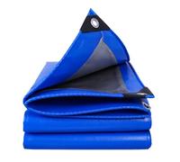Heavy Duty Tarp Cover, Double-Sided Waterproof Poly Tarp, Tear and Rip Proof UV Resistant Tarpaulin with Reinforced Grommets, for Tent Camping Storage Boat Bikes Plant Garden(9x14m/29.53x45.93ft)