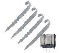 Heavy Duty Trampoline Stakes, Trampoline Wind Stakes, Swing Fixing Hooks For Ground, Set of 4 Fixing Anchors For Swing Winter Foil, Outdoor Equipment Anchoring Tool