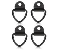 Heavy Duty Truck Bed Tie Down Anchors 4PCS | 3000lbs Breaking Strength Steel V Rings | Easy Installation for Trailers/Trucks/ATVs | Secure Cargo for Bikes, Furniture & Tools