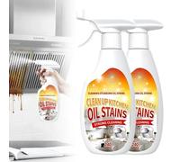 Heavy Grease Cleaner with Mild Formula & Quick Decomposition,2025 Heavy Duty Degreaser,degraissant cuisine,Kitchen Strong Grill Multipurpose Oil Stain Remover,For Restaurant Cleaning Home Chefs (2)
