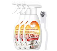 Heavy Grease Cleaner with Mild Formula & Quick Decomposition, 2025 New Heavy Duty Degreaser, Kitchen Strong Grill Multipurpose Oil Stain Remover, For Restaurant Cleaning Home Chefs(3Pcs)
